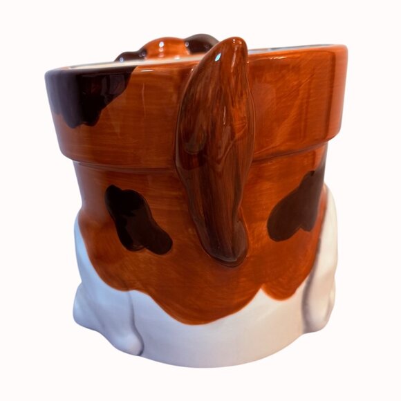 Whimsy Beagle Dog Planter Decorative Plant Holder Puppy Pot Bone Indoor Outdoor - Picture 4 of 12